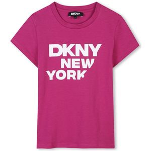 Dkny - D62304 - T-shirt - Kinder - Essentieel Kledingstuk voor de Junior Garderobe