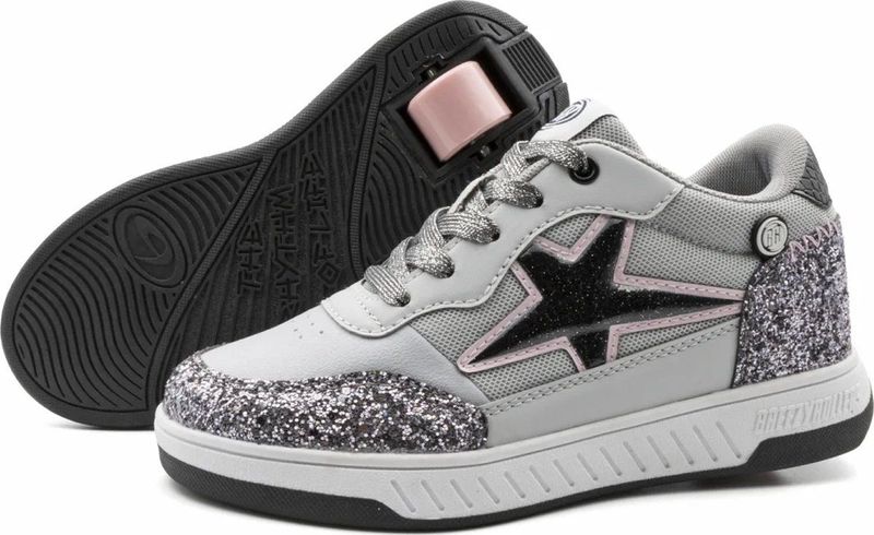 Breezy Rollers  STAR  Schoenen met wieltjes  kind Zilver