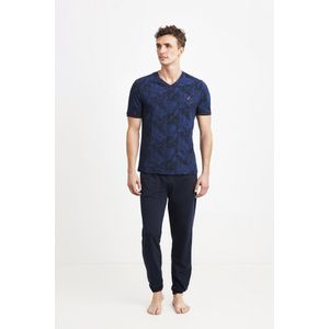 Nautica - Heren Pyjama Set, Korte Mouwen - S