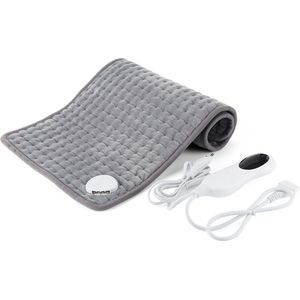 Rique Elektrische deken - Elektrisch mat - Warmtedeken - Warmtemat - Warme voeten mat - Voeten verwarming - Verwarmingsmat - 10 verschillende warmtes - wasbaar - 40 x 76 cm