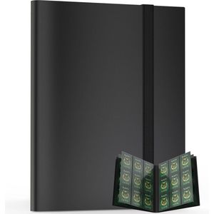 NAPI Verzamelmap - Geschikt voor 360 Kaarten - 20 Pagina's - 9 Pocket - A4 Formaat - Premium Kwaliteit