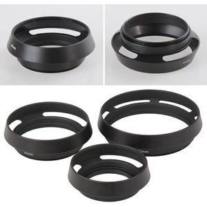 43mm Metalen Zonnekap Canon Nikon Sony Fujifilm camera lens
