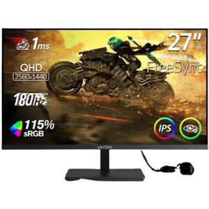 Monitor – 2K QHD – 180Hz Fast IPS – Draagbare Tweede Monitor voor PC, Laptop,