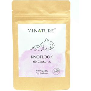 Knoflook Capsules 60 stuks - 450mg Knoflookpoeder per Vegan Capsule - Garlic - Allicine - 100% Plantaardig
