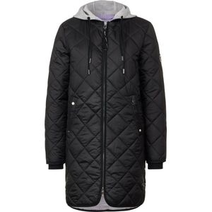 Street One Light Padded Coat with removable hoody - Dames Jas - black - Maat 38