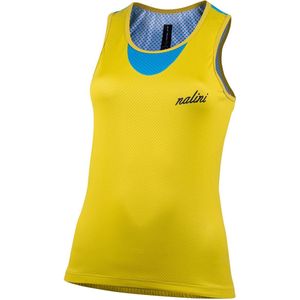 NALINI - Tanktop - Geel/Blauw - Dames - Mouwloos - Sneldrogend