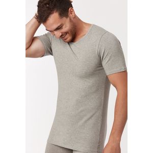 Woody T-shirt Ronde Hals Single Pack Grijs XXL