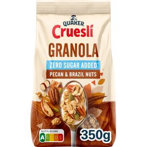 Quaker Granola Zero Sugar Added Pecan Brazil Nuts - Granola - 6 x 350 gram