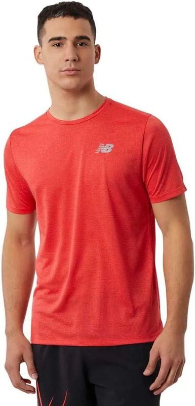 New Balance Impact T-shirt Met Korte Mouwen Rood S Man