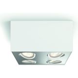 Philips Box Opbouwspot - 4-lichts - Wit