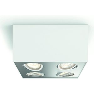 Philips Box Opbouwspot - 4-lichts - Wit
