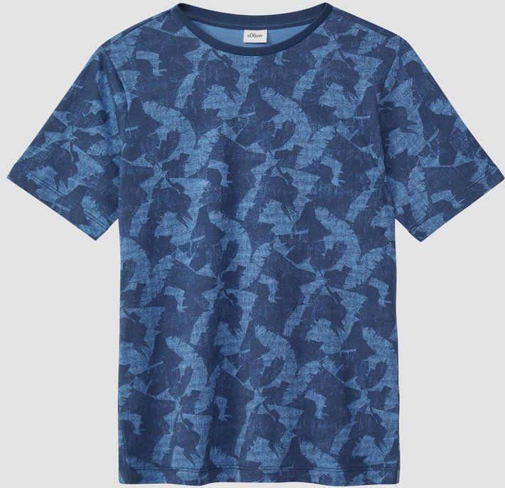 s.Oliver - T-Shirt - Katoenen Jersey - Met Speelse Prints