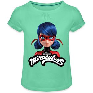 Miraculous Ladybug Met Logo Meisjes T-Shirt Met Plooien