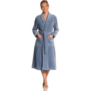 Vossen dames badjas Anna smoke blue XL