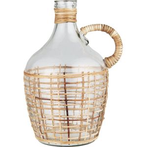 Ib Laursen-decoratieve kruik-transparant-rietstengel-24.5 cm hoog