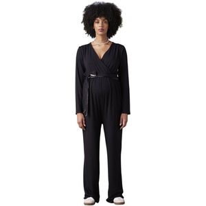 Envie de Fraise - Zwangerschapsjumpsuit - Omkeerbare Tailleband - Zwart