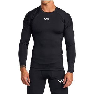 Rvca Compression Lange Mouwenshirt Zwart S Man