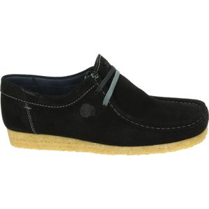 Strober - MALCOLM 86043H - Vrije tijdsschoenenHeren veterschoenHeren sneakersCasual - Kleur: Zwart - Maat: 43