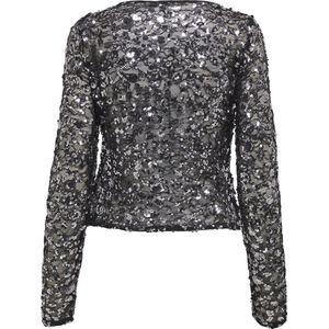 ONLY - ONLPALEMA - Pailletten Top - Dames - Lange Mouwen