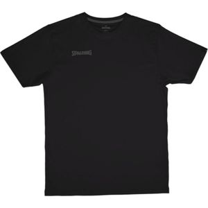 Spalding Essential T-Shirt Kinderen - Zwart | Maat: 128