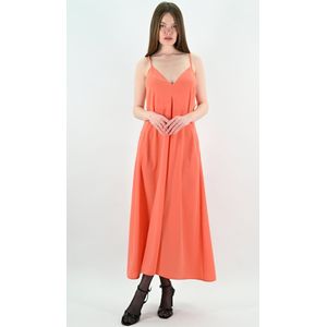 YesMooi- Maxi Slip Dress - Koraal - Maxi Jurk - S (36)