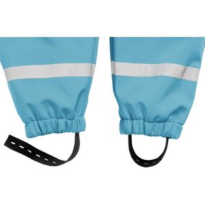 Playshoes - Softshell broek met bretels voor kinderen - Aquablauw - maat