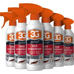 6x 3G Professioneel Vlekweg Reiniger 500 ml - Vlekverwijderaar - Vlekverwijderaar Kleding - Vlekken Reiniger - Textiel Reiniger - Tapijtreiniger - Hardnekkige Vlekken - 6-pack