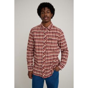 Wrangler Stranger Things Will Shirt Fired Brick Heren Longsleeve - meerkleurig - L