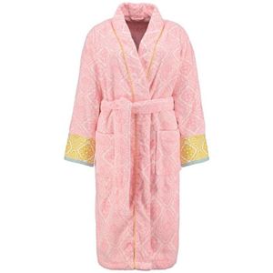 Pip Studio - Jacquard Check - Badjas - Roze