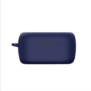 Silicone hoes voor draadloze oordopjes, ultradun en zacht, slim-fit design, anti-val, marineblauw - Beschermhoes voor Jabra Evolve 2 Buds.