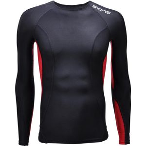 DNAMIC MENS L/S TOP BLACK/RED-S