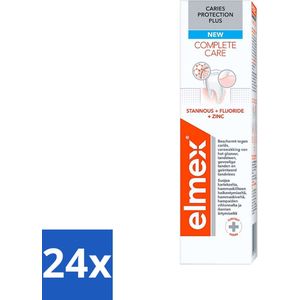Elmex - Tandpasta - Caries Protection Plus - Complete Care - 75 ml - Voordeelverpakking - 24 stuks