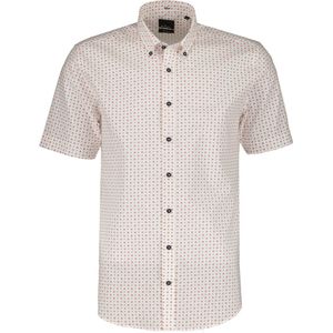 Jac Hensen Overhemd - Modern Fit - Rood - 4XL Grote Maten