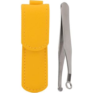 Nose Hair Trimming Tweezers, Stainless Steel Nose Hair Trimming Tweezers, Easy Cut Round Tip for Eyebrows