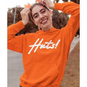 Oranje EK WK Koningsdag Hoodie Huts (MAAT XS - UNISEKS FIT) | Oranje kleding / truien | WK Feestkleding