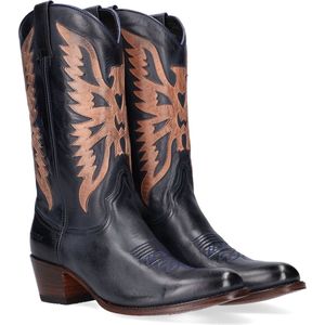 Sendra 12763 Cowboylaarzen - Western Laarzen - Dames - Blauw - Maat 37