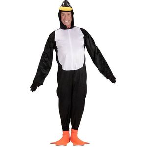 Widmann - Pinguin Kostuum - Pinguin Peter - Man - zwart - XL - Carnavalskleding - Verkleedkleding