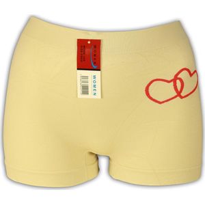 2 Pack Fine Woman Beige boxershort voor dames