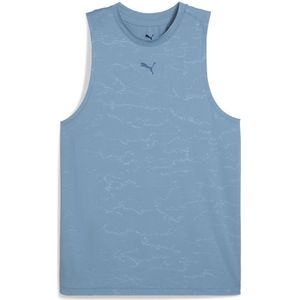 Puma Cloudspun Emboss Mouwloos T-shirt Blauw S Man