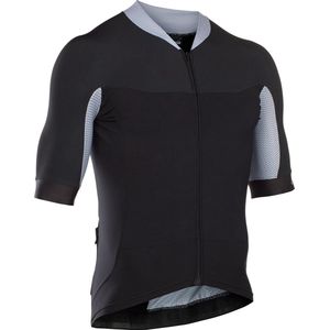 ION Paze AMP T-shirt doorlopende rits Heren, zwart/grijs Maat EU 54 | XL