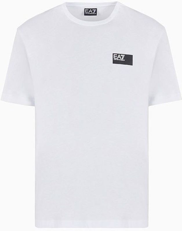 Ea7 Emporio Armani 6dpt02-pjvpz T-shirt Met Korte Mouwen Wit XL Man