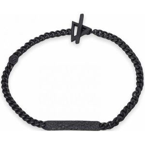 SILK Jewellery - Zilveren Armband - Elements - E443RAW.18 - Maat 18,0