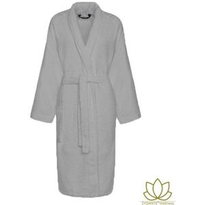 Badjas - Zydante Wellness - Katoen - Grijs