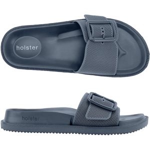 Holster Laze Slippers - Vegan Comfort - Podologisch Goedgekeurd - Waterbestendig - Donker Blauw