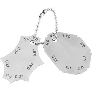 Angle Weld Tee Joint Welding Depth Leg Length Gauge Ruler - Made of High Quality Stainless Steel