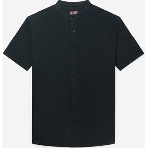 AB Lifestyle - Button Up Short-Sleeve - EXTRA SLIMFIT | Dark Navy - Heren - Maat: XS
