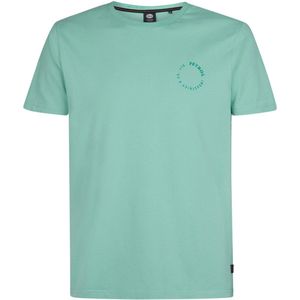 Petrol Industries T-shirt T Shirt Met Tekst Opdruk M 3050 Tsr609 5191 Pale Aqua Mannen Maat - M