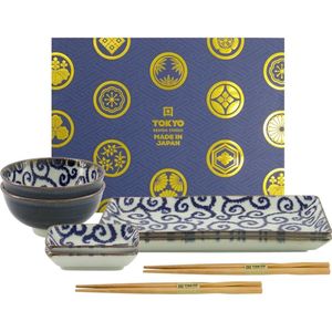 Tokyo Design Studio - Tokyo Design Studio – Ten Karakusa – Sushi Set – 8-delig