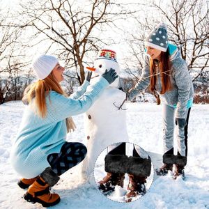 - Modieuze Beenwarmers voor dames en meisjes in wit en zwart - Maat M