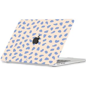 Lunso Geschikt voor MacBook Air 13 inch (2022-2025) cover hoes - case - Azure Pebble